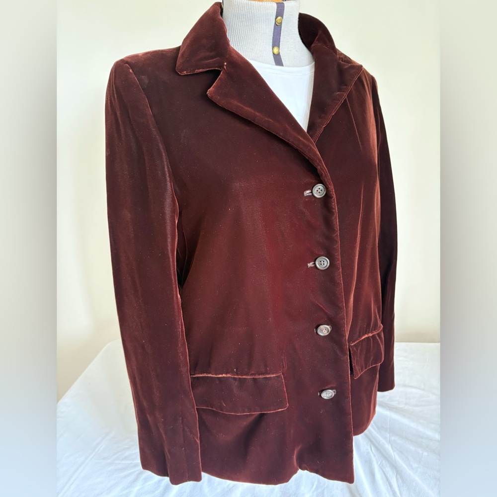 Calvin Klein Velvet Blazer